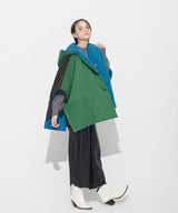 리버서블 패딩 숄_GREEN+BLUE (6636667043958)