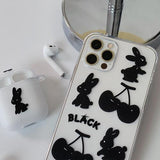 ブラックラビットフォーンケース / Black Rabbit Phone Case