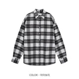 LMN Royal Semi Oversized Fit Check Shirt (3 colors)