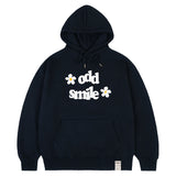 [UNISEX] oddsmile logo flower hoodie