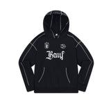 Bロゴフットボールジャージフーディー / B logo football jersey hoodie [black]