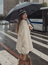 (UNISEX) エバハンドメイドオーバーニット