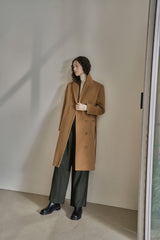 ウールツイルセットアップパンツ/WOOL TWILL SETUP PANTS_DEEP KAHKI