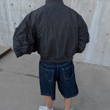 オンジェリーデニムワンタックハーフパンツ / On Jerry Denim One Tuck Half Pants