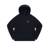 dtgプリントフーディー / dtg printed hoodie [black]