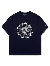 Women's Le Lis Relax Crop Tee NavyWhite(FCC2TS385W)