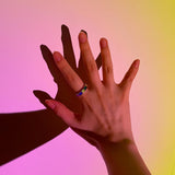 レインボーハートリング/Rainbow heart ring