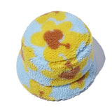 フラワーベアフラフィーバケットハット / Flower Bear Fluffy Bucket Hat_Sky Blue