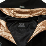 ウィンドブレーカーフーデッドステッチジャケット/BSR2223FWJK035 MMM WINDBREAKER HOODED STRETCH JACKET ROSE GOLD/BLACK