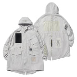 DV FISHTAIL PARKA PATTERN / GREY / BLACK (4627774767222)