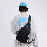 テックスリングバッグ / CORDURA TECH SLING BAG (ALL BLACK) (6554724991094)
