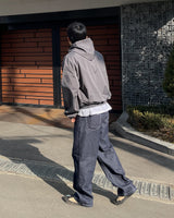 アクとノンフェードワイドデニムジーンズ / act non-fade wide denim jeans 3color