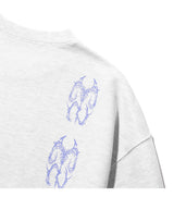 MNボウンオーバーサイズスェットシャツ/MN BONE OVERSIZED SWEAT SHIRTS