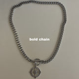 コンパストグルバーネックレス / (RFS made)compass toggle bar necklace