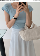 [SHOPPERMADE] Square Raglan Short Sleeve T-Shirt (6color)
