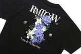 ロマンティックフラワーTシャツ / ROMANTIC FLOWER TEE SHIRT_BLACK