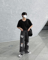 ディープUネックショートスリーブ / Deep Uneck Short Sleeve