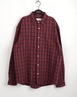 [UNISEX] Dickes Vintage Check Brushed Outer Long Sleeve Shirt