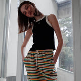 レインボーテリースカート / RAINBOW TERRY SKIRT_GREEN