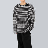 ストライプアンゴラニット / Striped Angora Knit