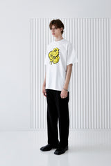 MELTING SMILE T-SHIRT WHITE (6566869074038)