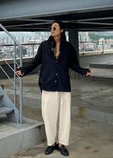 made by vir pleats pants 2COLOR