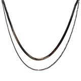 [GOT7 Youngjae] Silver snake layered chain (6671325069430)