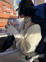 ベーシックストライプマフラー