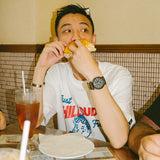 DAKYAM 2023 S/S Let's Chill Dude Retro Sandwich Kids Head T-Shirt