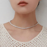シルバーカテナネックレス / silver katena necklace (silver)
