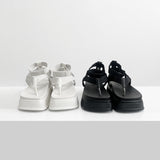 プロムストラッププラットフォームサンダル