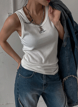 (UNISEX) ウィーキャンメリヤスキャミソール