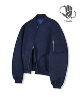 87-STAN027 [Vegan Suede]カーブドレイヤーボンバースエードジャケット