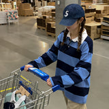 [Bellide made] Stripe Long Sleeve T-shirt