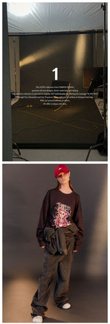 サンダーボルトスウェットシャツ/THUNDERBOLT SWEATSHIRTS [CHARCOAL]