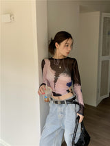 anti-sun see-through top