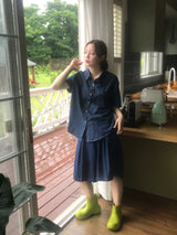 グラビティデニムシャツ