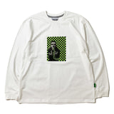 BLECH LONG SLEEVE T-SHIRT OFF WHITE (6616269979766)