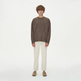 CASHLIKE ROUND NECK KNIT_BROWN (6612840185974)