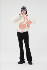 ビッグチェリーボアファージャンパー／BIG CHERRY BOA FUR JUMPER [IVORY]