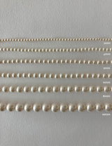 [92.5silver] swirl pearl necklace_4mm
