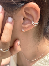 [92.5silver] essential cubic piercing (2sizes)