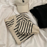 [2color] Bee Stripe Slim Fit Cardigan