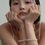 8mm パールブレスレット / 8mm pearl bracelet (M size)