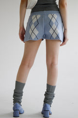 アーガイルニットショートパンツ / Argyle Knit Short Pants (3color)