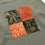 [Patchwork Sweatshirt] Khaki (6626237808758)