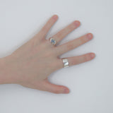 マイドギーフットプリントボールドリング / my doggy footprint bold ring