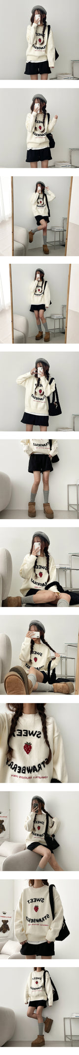 La New Sweet Strawberry Knit