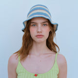 ハンドメイドストライプバケットハット / HANDMADE STRIPE BUCKET HAT