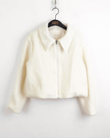 [Wool 50] Milko Mohair Short Collar Jacket